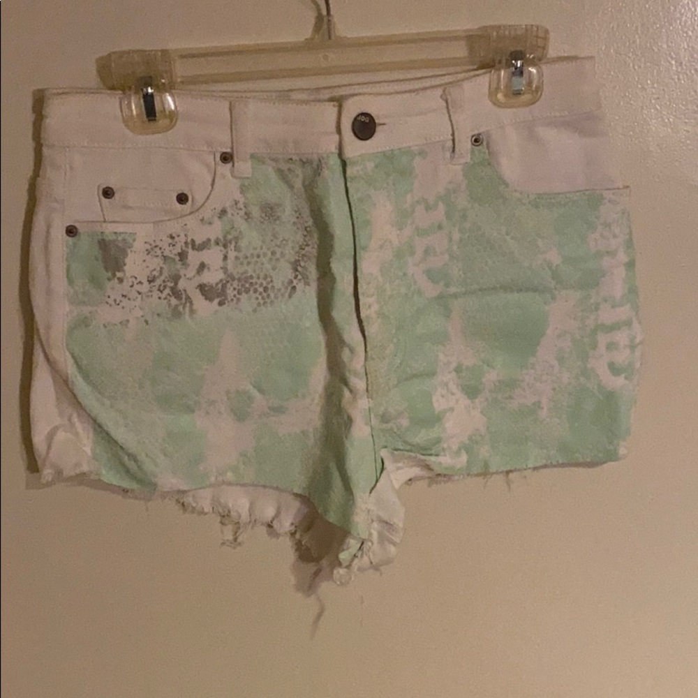 Snake Skin Printed Shorts